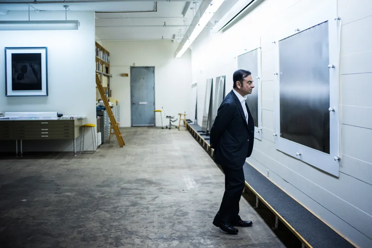 Carlos Ghosn, ex-CEO da Nissan  (Misha Friedman/Bloomberg)