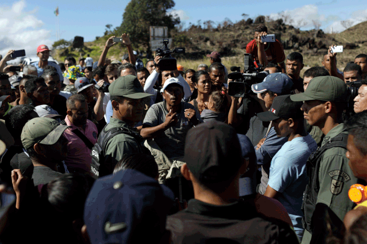Roraima: Fronteira do estado brasileiro com a Venezuela foi palco de conflito com militares (Ricardo Moraes/Reuters)