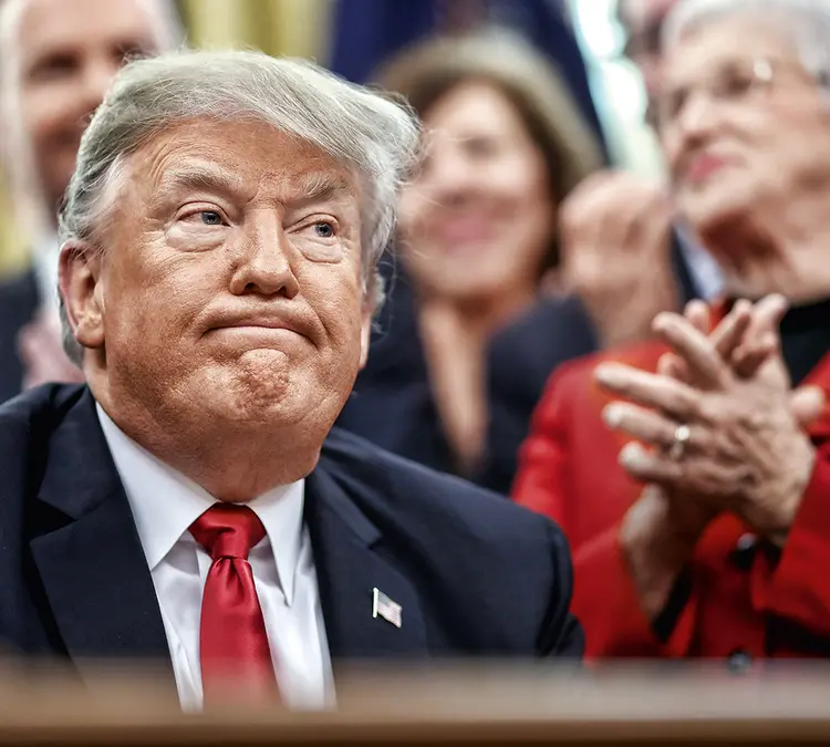 DONALD TRUMP: na terça-feira ele disse que não estava feliz com texto do Congresso  / Win McNamee/Getty Images (Win McNamee/Getty Images)