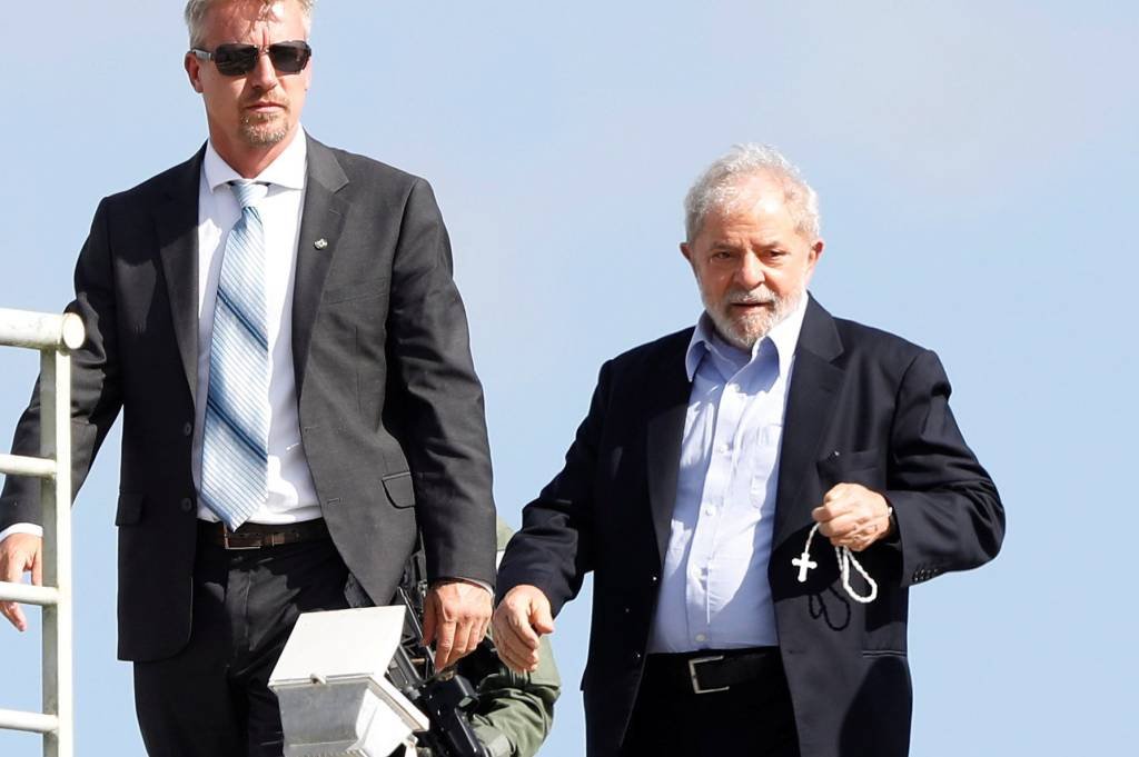 Lula: ex-presidente foi liberado para participar do enterro do neto, que aconteceu em março (Rodolfo Buhrer/Reuters)