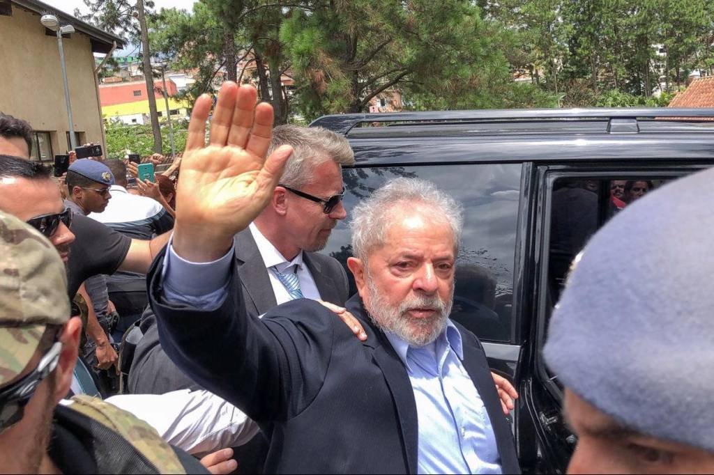 Lula: A reunião foi marcada, inicialmente, para o próximo dia 17, às 10h, na sede da Polícia Federal de Curitiba (Ricardo Stuckert Filho/ Instituto Lula/Reuters)
