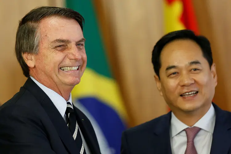 Embaixador da China no Brasil, Yang Wanming, afirmou nesta sexta-feira que o presidente Jair Bolsonaro aceitou convite do presidente chinês, Xi Jinping (Adriano Machado/Reuters)