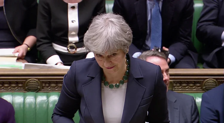 Brexit: May precisa que todos os países da UE aprovem a prorrogação do período de transição (Reuters TV/Reuters)