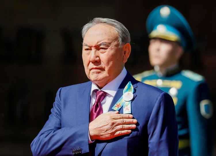 Cazaquistão: Nazarbayev teve mais de 97% dos votos na eleição de 2015 (Shamil Zhumatov/Getty Images)