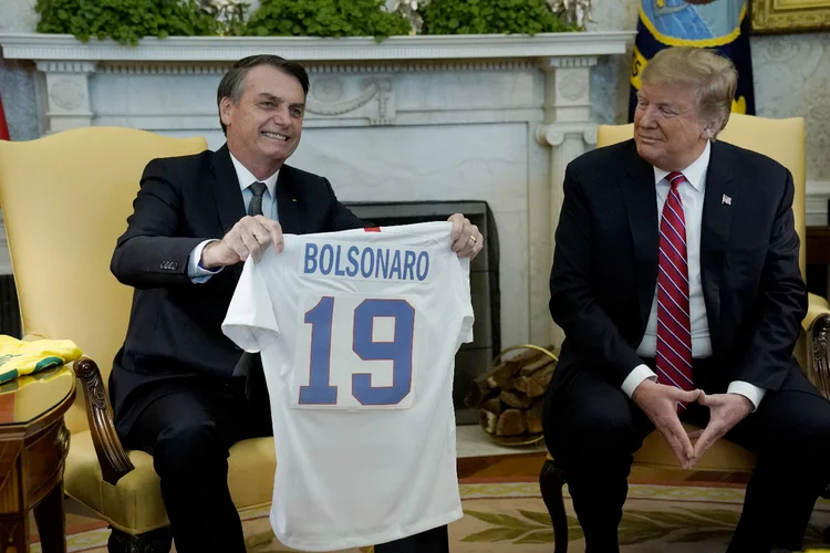 EUA-Brasil: Trump disse que o Brasil e os Estados Unidos "nunca estiveram tão perto" (Kevin Lamarque/Reuters)