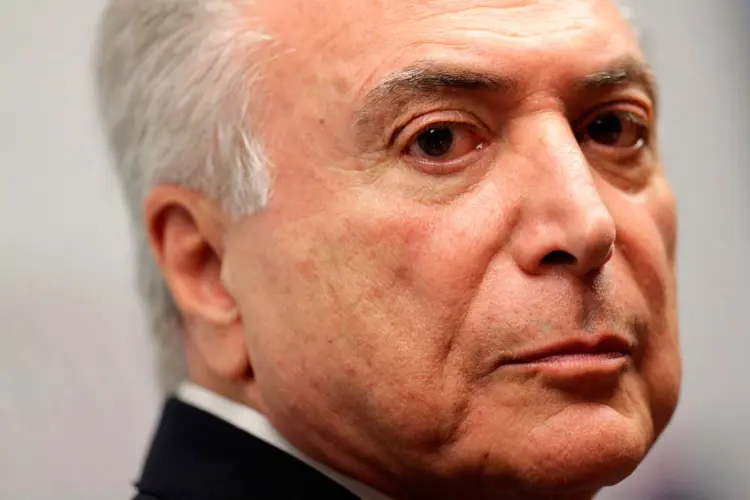 Temer: ex-presidente foi solto nesta segunda-feira (Ueslei Marcelino/Reuters)