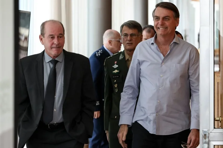 Presidente da República, Jair Bolsonaro, durante reunião sobre o Sistema de Proteção Social dos Militares. Marcos Corrêa/PR Reuters (Marcos Corrêa/PR/Reuters)