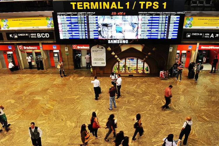 Cumbica: quadrilha disfarçada roubou quase 110 milhões de reais em ouro no Aeroporto de Guarulhos (Reinaldo Marques/VEJA)