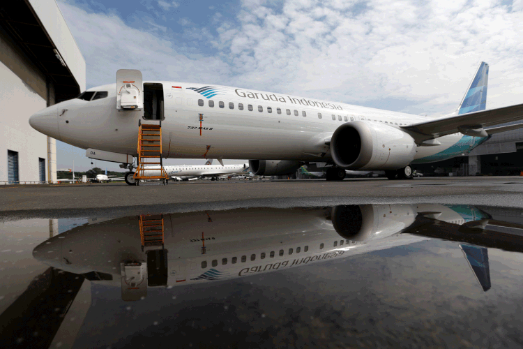 Boeing 737: dois aeronaves do modelo caíram recentemente, uma na Indonésia e outra na Etiópia (Willy Kurniawan/Reuters)