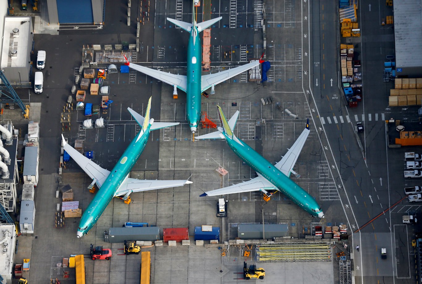 Entregas da Boeing caem pela metade até dezembro de 2019