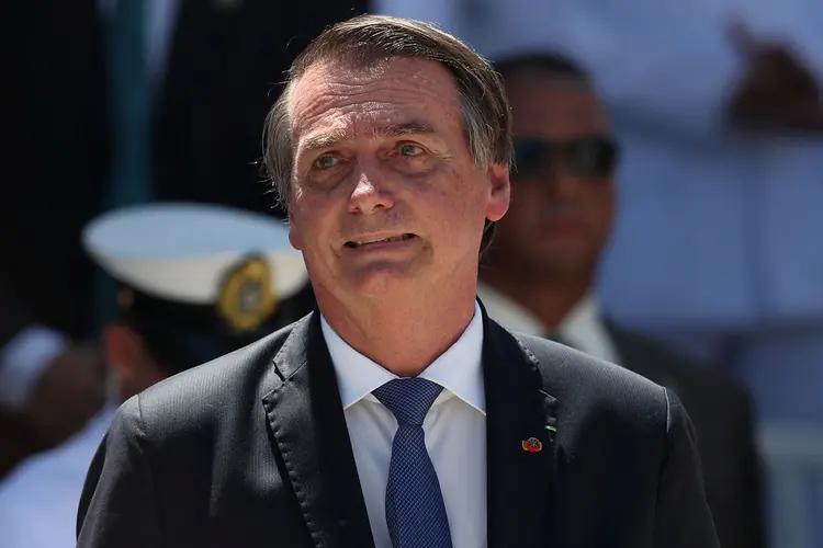 Bolsonaro: em seu discurso, o presidente também falou sobre a reforma da Previdência para militares (Ricardo Moraes/Reuters)