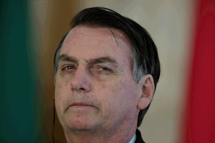 Bolsonaro: presidente disse que Vélez e Ovalo de Carvalho estão "se entendendo" (Ueslei Marcelino/Reuters)