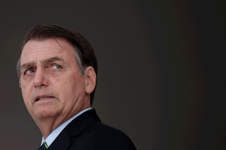 Bolsonaro: presidente diz não se preocupar com resultado de pesquisas (Ueslei Marcelino/Reuters)