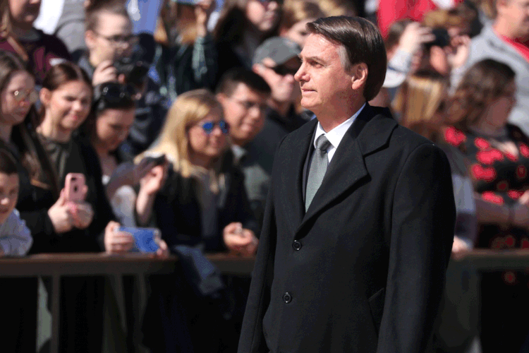 Bolsonaro: presidente está com comitiva nos EUA (Jonathan Ernst/Reuters)