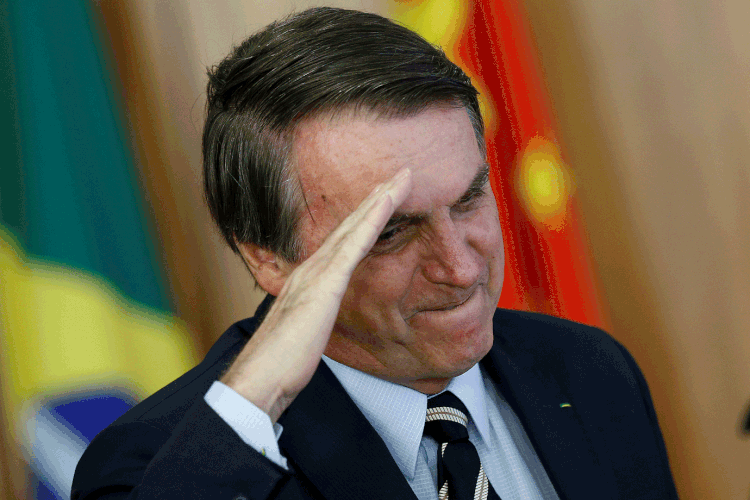 Jair Bolsonaro: governo prometeu entregar nesta quarta-feira, 20, a proposta para reformar a aposentadoria dos militares (Adriano Machado/Reuters)