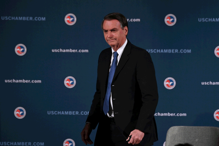 Jair Bolsonaro: presidente retornou ao Brasil nesta quarta-feira (20) (Erin Scott/Reuters)