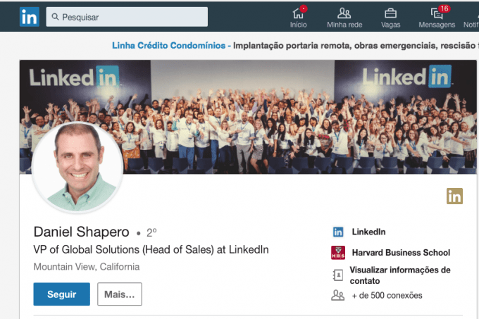 "Mercado de trabalho é ligado a relacionamentos", diz VP do LinkedIn