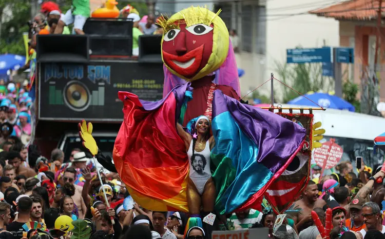 Bloco "Carmelitas", no Rio de Janeiro: carnaval carioca terá desfiles de 498 blocos (Pilar Olivares/Reuters)