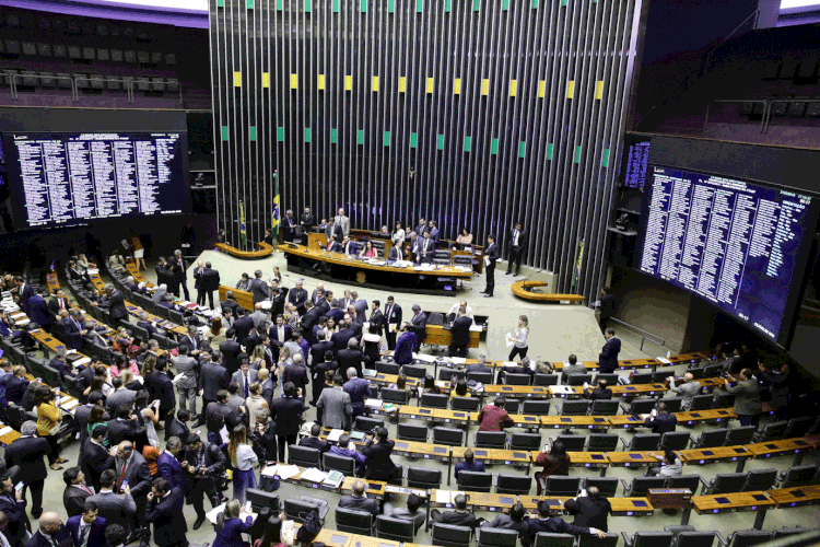 Câmara dos Deputados: esforço do governo para convencer parlamentares a votarem a favor da reforma da Previdência (Najara Araújo/Agência Câmara)