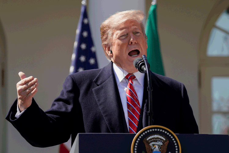 Trump: presidente americano questiona interesse de redes sociais (Kevin Lamarque/Reuters)