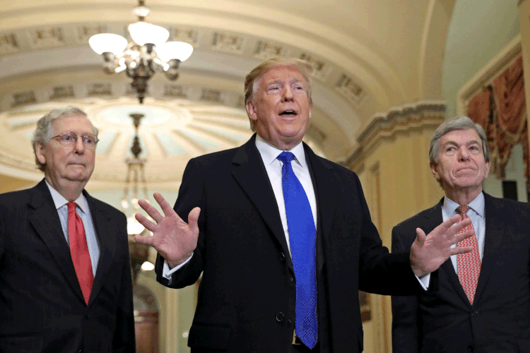 Trump: estado de emergência declarado pelo presidente será mantido (Brendan McDermid/Reuters)