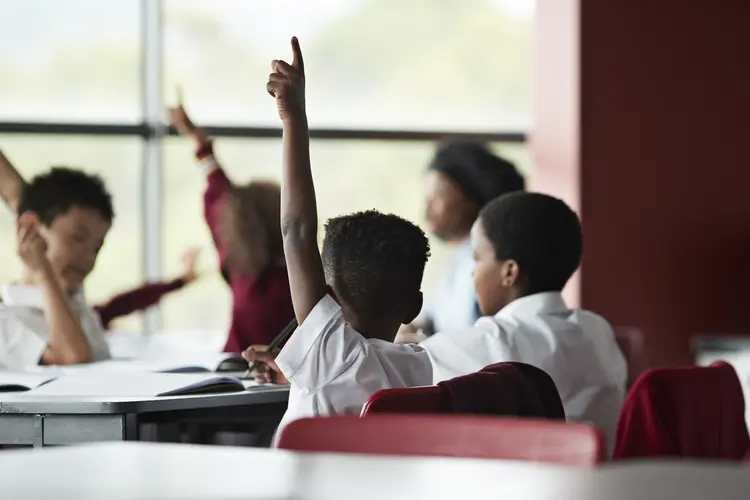 Alunos: crianças não passarão mais por avaliação de aprendizagem (Klaus Vedfelt/Getty Images)