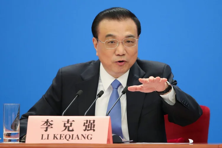 Li Keqiang: gabinete do primeiro-ministro fez o anúncio (Lintao Zhang/Getty Images)