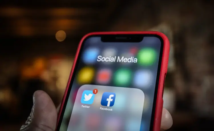 Social media: a gigante californiana Facebook dominou os downloads em nível mundial com quatro aplicativos (Jaap Arriens/NurPhoto/Getty Images)