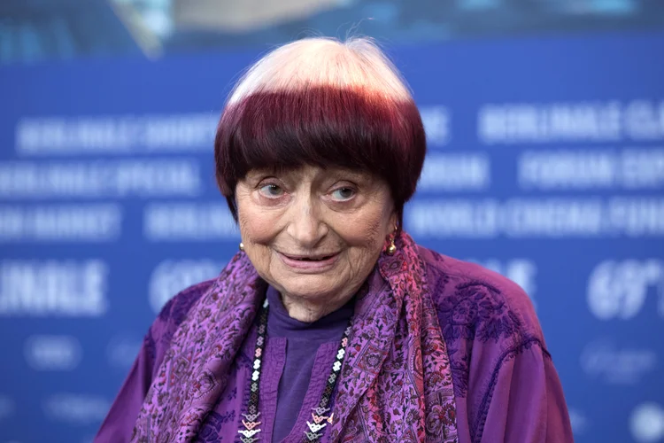 Em fevereiro deste ano, Agnès Varda foi ao Festival de Berlim receber seu prêmio homenagem (Jörg Carstensen/Getty Images)