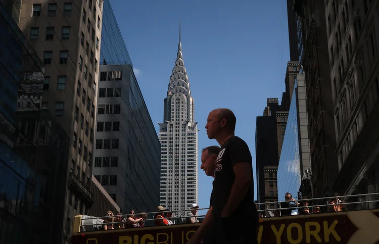 Inaugurado em 1930, Chrysler foi, por apenas 11 meses, o prédio mais alto do mundo com seus 319 metros, até ser destronado pelo Empire State (Gary Hershorn/Getty Images)