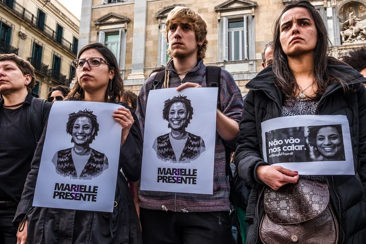 Caso Marielle: segundo o MP, o crime foi meticulosamente planejado durante três meses (Paco Freire/SOPA Images/LightRocket/Getty Images)