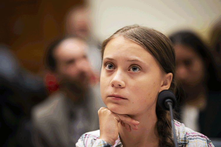 Greta Thunberg: ativista usou o Twitter para rebater algumas críticas que tem recebido (Al Drago/Bloomberg)