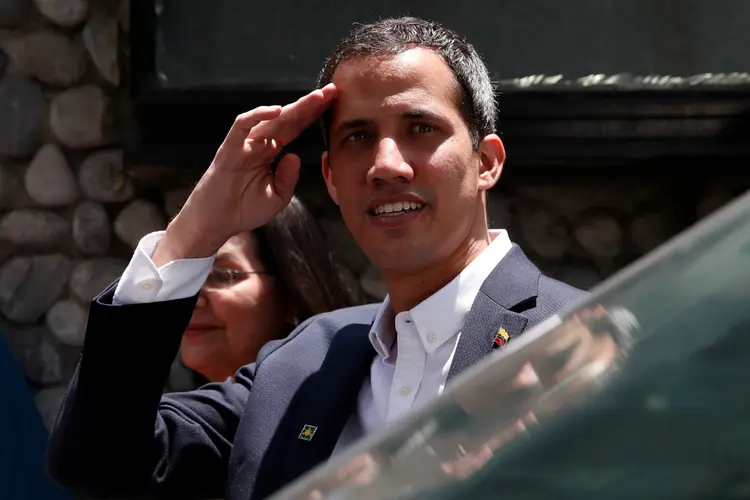 Juan Guaidó: O autoproclamado presidente interino da Venezuela disse que seu chefe de gabinete foi preso por Maduro (Carlos Garcia Rawlins/Reuters)