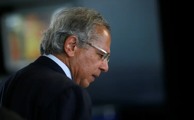 Paulo Guedes sobre Rodrigo Maia: "Estamos muito confiantes na liderança dele lá na Câmara dos Deputados. E no apoio político que estamos recebendo" (Adriano Machado/Reuters)