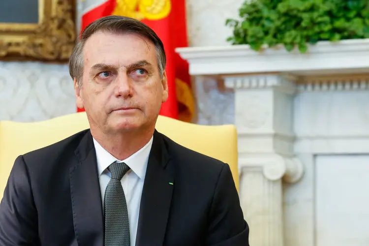 Jair Bolsonaro: além da popularidade, a expectativa dos investidores com o governo também diminuiu (J. Batista - Câmara dos Deputados/Agência Câmara)