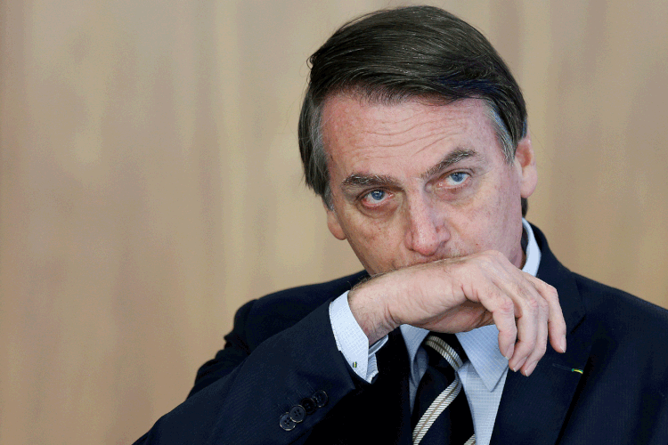 Bolsonaro: presidente disse que qualquer que fosse sua decisão sobre a visita a Israel, seria criticado (Adriano Machado/Reuters)