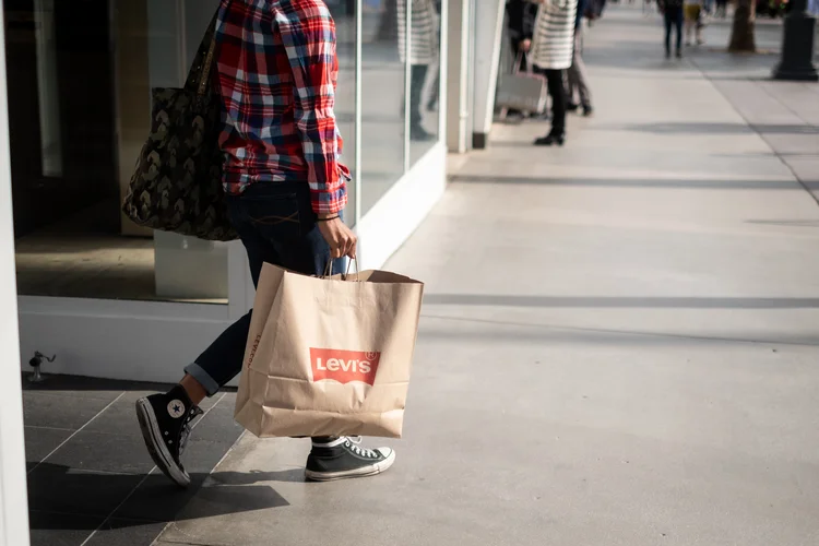 Levi's: companhia pretende abrir o capital na Bolsa de Nova York (Martina Albertazzi/Bloomberg/Bloomberg)