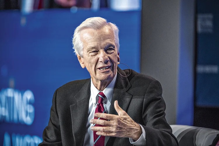 O empresário Jorge Paulo Lemann: ele e seus sócios não atrapalham e delegam efetivamente a gestão aos executivos | Dania Maxwell/Bloomberg/ Getty Images / 