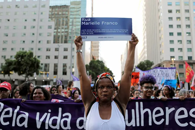 Marielle Franco: protestos pedem por justiça e elucidação do mandante do crime (Sergio Moraes/Reuters)