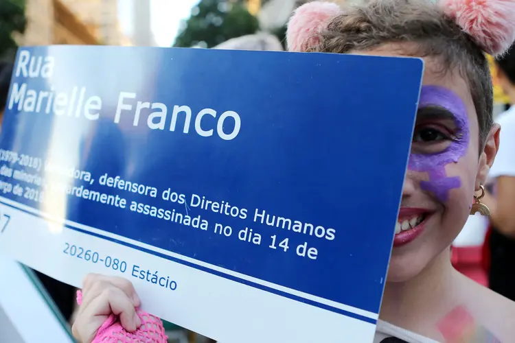 Marielle Franco: jardim que homenageia vereadora foi inaugurado em Paris (Sergio Moraes/Reuters)