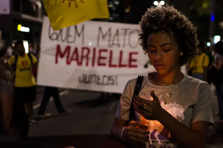 Caso Marielle: nesta quinta-feira (14), fez um ano que vereadora e motorista foram assassinados (Fabio Vieira/Getty Images)