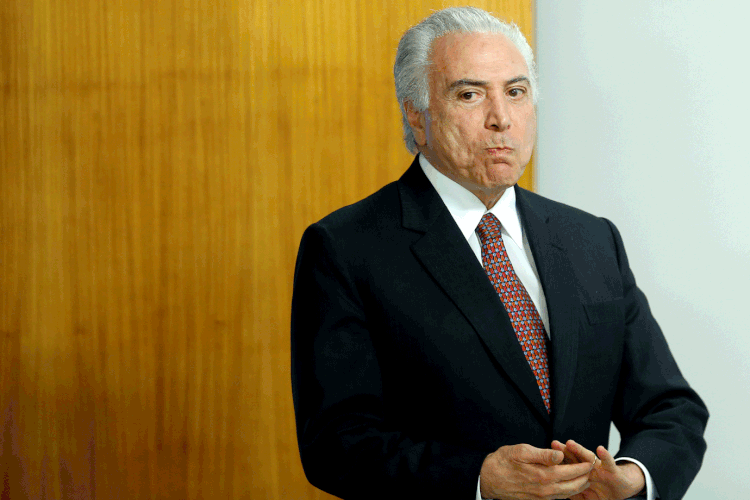 Temer: ministra do TCU recomenda aprovação, com ressalvas, das contas do ex-presidente (Adriano Machado/Reuters)