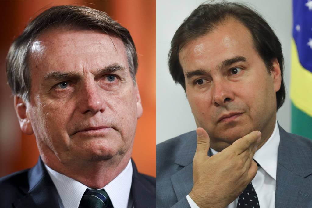 Estou "namorando" Rodrigo Maia; é um parceiro, diz Bolsonaro