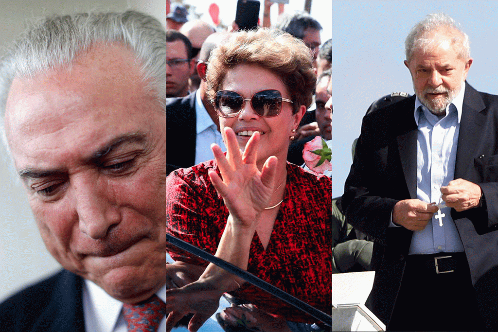 Ex-presidentes presos e ligados a casos de corrupção no Brasil