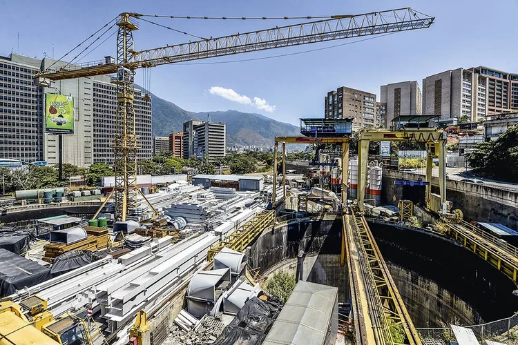 Obra da Odebrecht: negociações mundo afora (Federico Parra/AFP Photo)