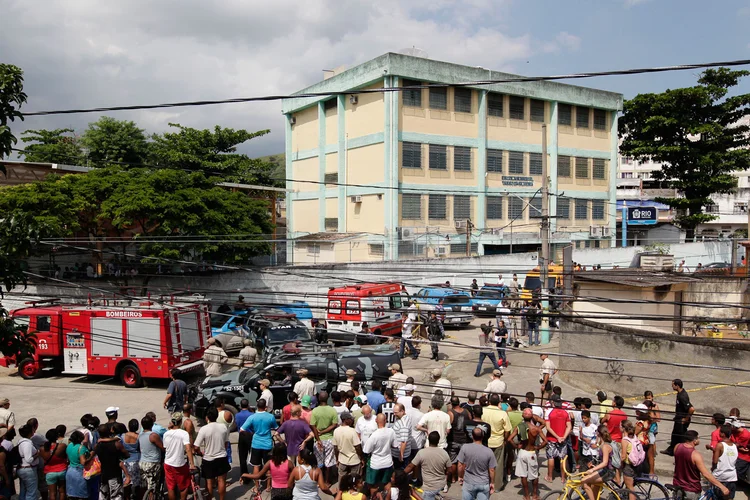 Realengo: em abril de 2011 aconteceu um dos ataques mais chocantes já ocorridos no país (Buda Mendes/Getty Images)