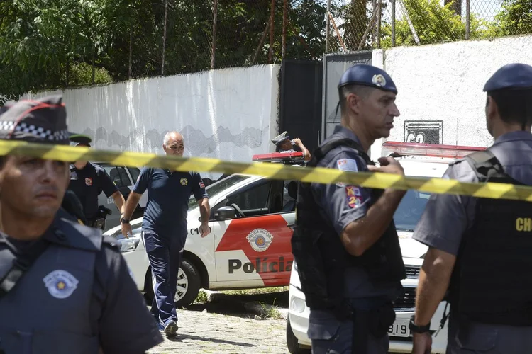Tiroteio na Escola Estadual Professor Raul Brasil, em Suzano, a 57 quilômetros de São Paulo, que deixou 10 mortos (Rovena Rosa/Agência Brasil)