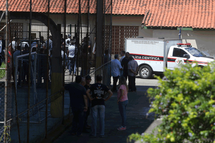 Suzano: até agora, há dez mortos e nove feridos (Amanda Perobelli/Reuters)