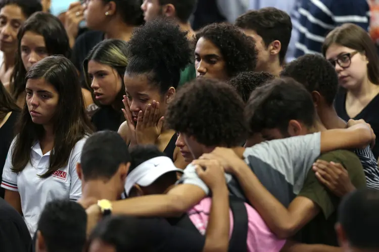 Suzano: a escola não registrou nenhuma situação crítica até o atentando (Amanda Perobelli/Reuters)