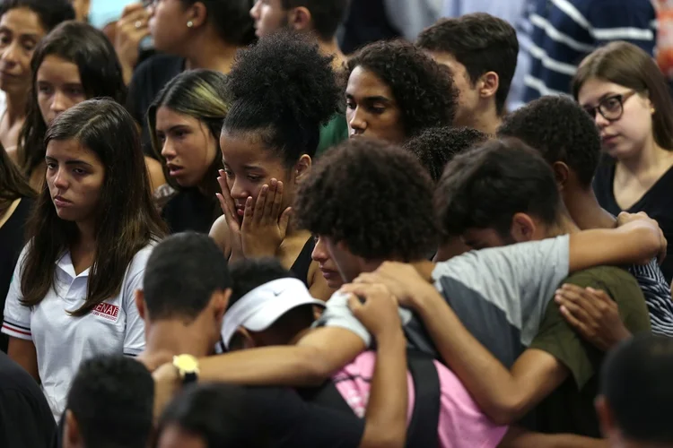 O massacre em Suzano deixou dez mortos no dia 13 de março (Amanda Perobelli/Reuters)